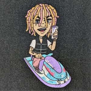 Lil Pump Tour T-Shirt Mens M Black Graphic Tee Concert Streetwear Rap Shirt